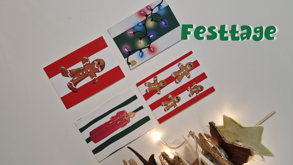 Grusskarten Festtage