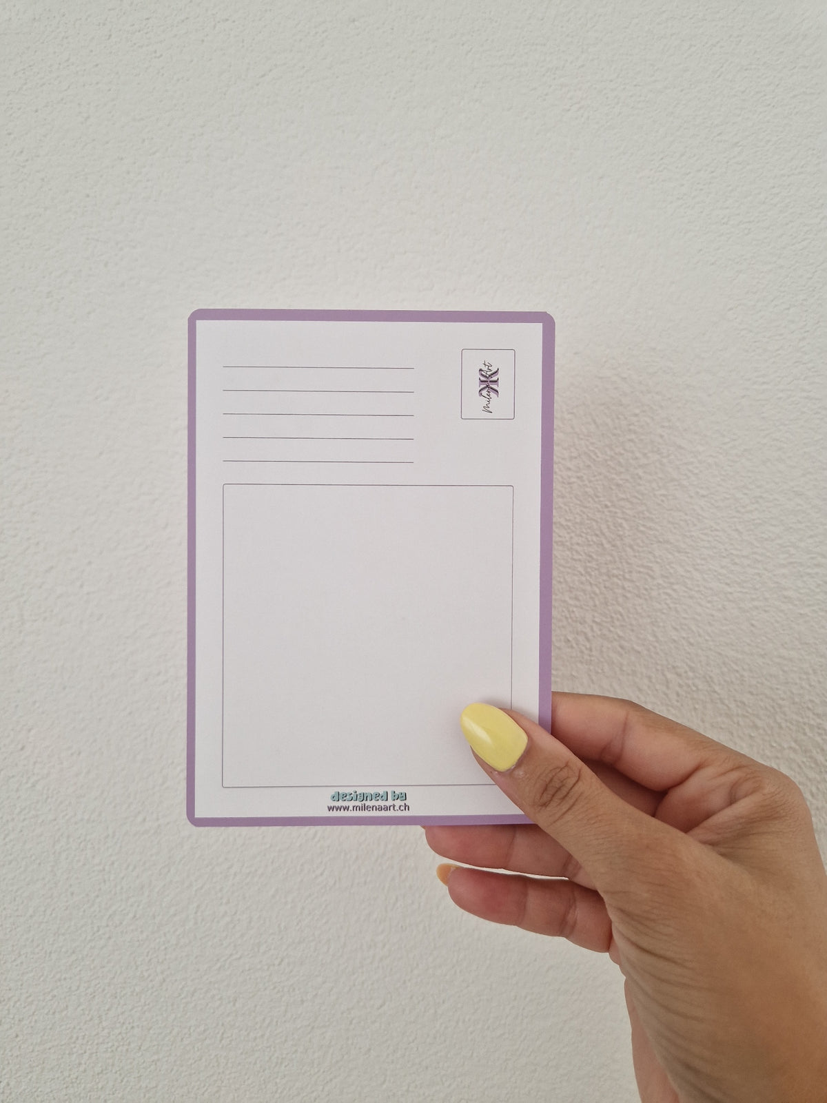 Postkarte Huhn
