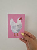 Postkarte Huhn