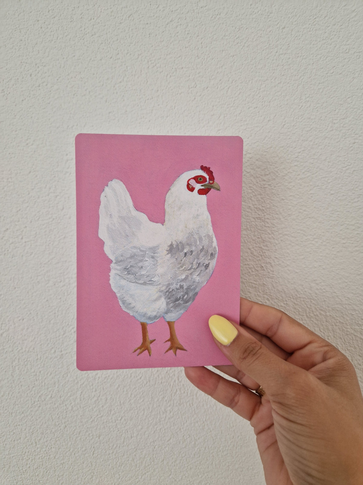 Postkarte Huhn