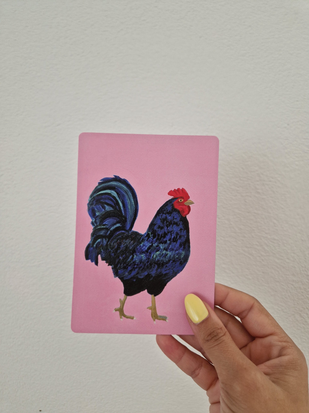 Postkarte Hahn